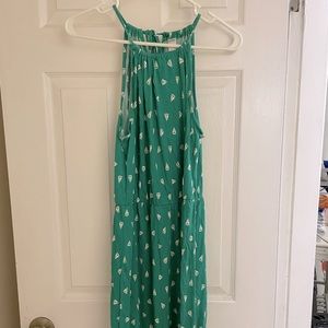 Old Navy Green Boat Dress